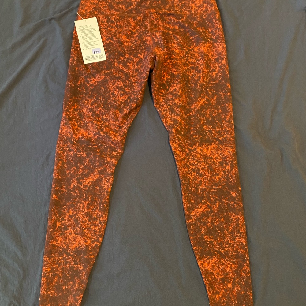 Lululemon Leggings - Lava Print - Size 12